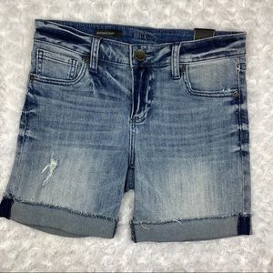 Kut From The Kloth High-rise Boyfriend Denim Short